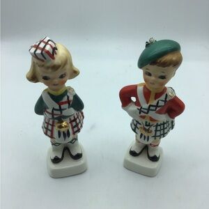 Vintage Scottish Boy & Girl Salt and Pepper shakers